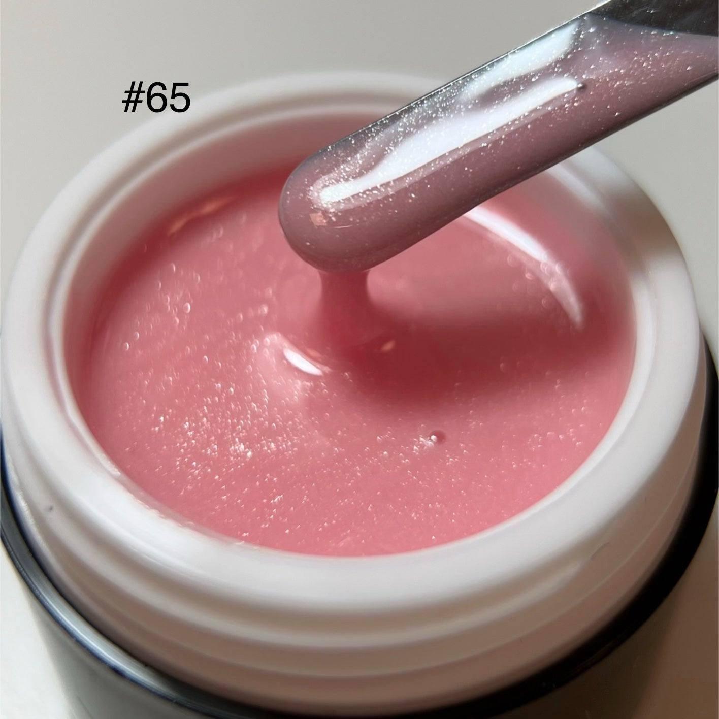 Nude Rubber base shimmer #65