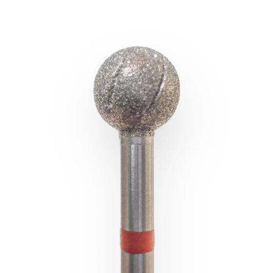 KMIZ Punta Sfera scanalata diamantata rossa[118571]