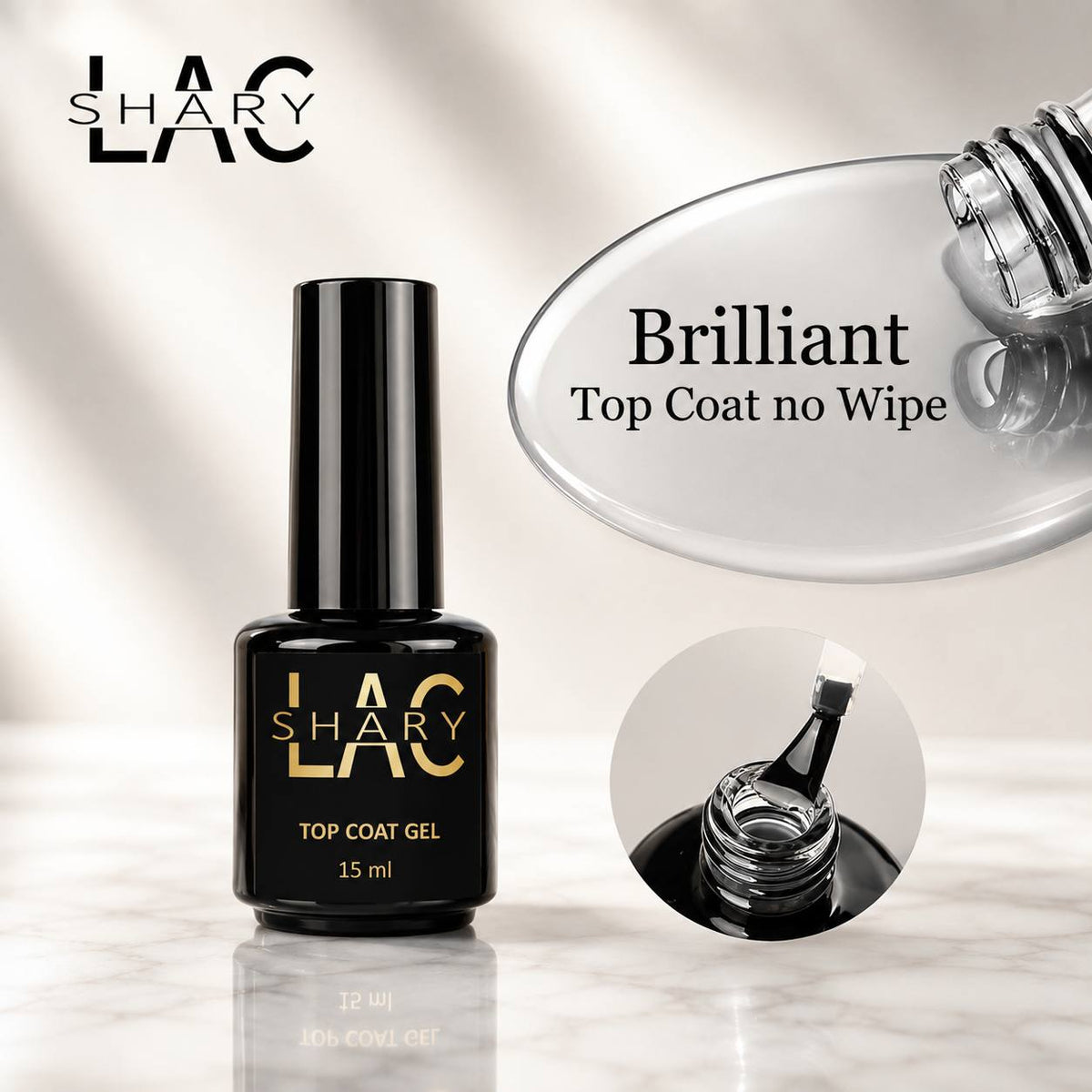 Brilliant Top Coat no Wipe