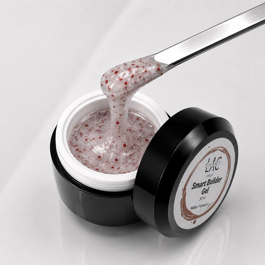 Smart Builder Gel Milky Flower #1