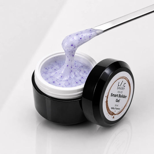 Smart Builder Gel Milky Flower #3