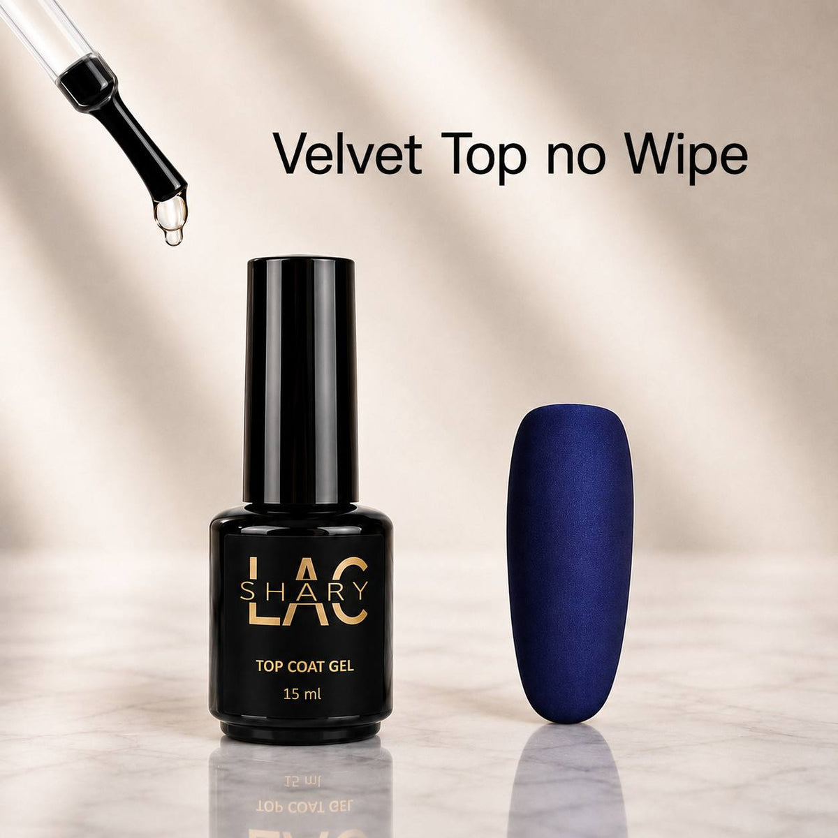 Velvet top no wipe opaco