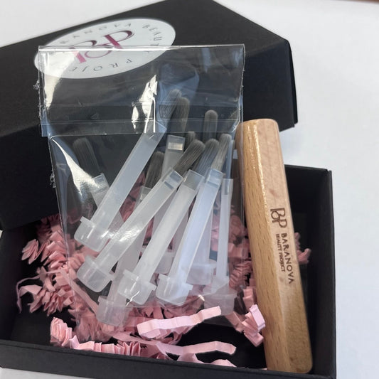 Setole intercambiabili con manico in legno (set completo)
