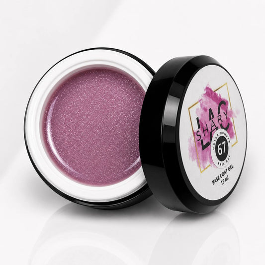 Nude Rubber base shimmer #67