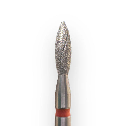 KMIZ Punta Fiamma scanalata diamantata,rossa [118575]